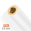 Miniatyrbild 3 av 5: Ljudadapter 3,5 mm hona till Lightning och USB C hane LinQ vit