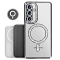 Miniatyrbild 4 av 5: Coque Diamant för Samsung Galaxy A26 MagSafe Contour Strass Svart Svart