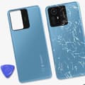 Miniatyrbillede 4 af 4: Batteriholder - XIAOMI - Redmi Note 12S - Original - Blå - Forenklet installation Blå