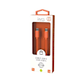 Pikkukuva 5 / 6: USB-C -kaapeli USB-C:hen 3A Lataus ja Synkronointi POP-kokoelma 1,5m Jaym Oranssi Orange
