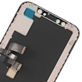 Pikkukuva 3 / 4: Korvaava Soft OLED -näyttö iPhone X: lle - AVIZAR - Musta - Taipuva lasi - Optimaalinen multimedia-kokemus Svart