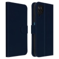 Miniatyrbild 1 av 4: Samsung Galaxy A12 skyddsfodral med stödfunktion för korthållare midnattsblå