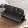Miniatyrbild 4 av 6: Fodral till Samsung A55 5G - AVIZAR - Wallet Flip Video Support - Svart Svart
