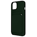 Miniatyrbillede 1 af 5: iPhone 12 og 12 Pro Cover Blød Silikone Kortholder Forcell Grøn Grön
