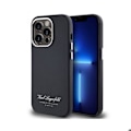 Miniatyrbillede 5 af 6: Coque til iPhone 14 Pro Max Hotel RSG Textureret Grainé Elegant Karl Lagerfeld Sort Svart
