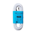 Miniatyrbillede 3 af 3: USB-C til USB-C PD 3.0 60W Opladning og Synkronisering 2m Grab 'N Go Hvid Vit
