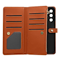 Miniatyrbild 2 av 6: Fodral till Samsung S24 Flower Multi Storage Brun