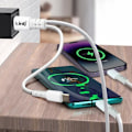 Miniatyrbild 4 av 5: Kabel USB-A / USB-C till USB-C och Lightning Power Delivery 60W 1,2 meter LinQ