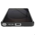 Miniatyrbillede 3 af 5: Coque antishock til Samsung Galaxy S25 Ultra, mat bagside, anti-fingerprint, sort Svart