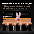 Pikkukuva 5 / 6: Duracell Plus Alkaline C -paristot, 1,5 V LR14 MN1400, 4 kpl pakkaus