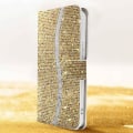 Miniatyrbillede 3 af 5: AVIZAR Glitter Disco Wallet iPhone 14 etui - Gul - Video Support - Hard Shell Gul