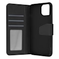 Miniatyrbillede 1 af 4: AVIZAR Premium Læder iPhone 14 Pro Max etui - Sort - Kortholder og videostativ Svart