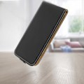 Miniatyrbild 3 av 4: iPhone 12/12 Pro-fodral - AVIZAR - Vertikal klaff - Ekologiskt läder svart - Heltäckande skydd - Kortfack Svart