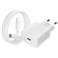 Pikkukuva 1 / 4: Googlen alkuperäinen USB-C-virtalaturi 18W + USB-C latauskaapeli valkoinen