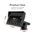 Pikkukuva 2 / 6: 7" Kosketusnäyttö CarPlay Android Autolla / GPS / MP5-soitin / Mirrorlink Musta