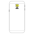 Pikkukuva 1 / 4: Takakamera - Samsung - Galaxy J7 2017 - Vaihto - Integroitu liitoskaapeli - Musta Svart