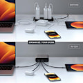 Miniatyrbillede 3 af 4: USB-C Oplader - Satechi - 200W - 6 porte - GaN teknologi - Hurtig opladning