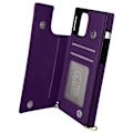 Pikkukuva 1 / 4: Coque Cordon - Violet - iPhone 12 Mini - Multifunktio - Iskunkestävä Suoja - Irrotettava Hihna Lila