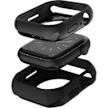 Miniatyrbillede 2 af 4: Etui til Apple Watch 38-40 mm Forstærket Hybrid Solid R 100 % genbrugsplast Itskins Sort Svart