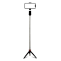 Miniatyrbild 1 av 4: Perche à Selfie - Bluetooth - Svart - Utvidbar Stativ - Rotera 360° - 70 cm