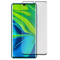Miniatyrbillede 2 af 4: Filmværk - AVIZAR - Xiaomi Mi Note 10 - 9H hærdet glas - Ultra-tynd - Transparent sort kant