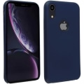 Miniatyrbillede 1 af 4: Beskyttelsesskal - AVIZAR - iPhone XR - Semi-hård silikone - Soft Touch-finish - Mørkeblå Midnattsblå