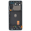 Miniatyrbillede 1 af 4: Komplet blok Samsung Galaxy S20 FE 4G LCD-skærm Touch Glas Original Blå Blå