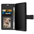 Miniatyrbillede 4 af 5: Samsung Galaxy A13 Cover - AVIZAR - Video Stand Wallet Cover - Sort svart