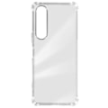 Miniatyrbild 1 av 6: Fodral till Sony Xperia 1 V - AVIZAR - Classic Bump - Mjuk silikon - Transparenta stötsäkra hörn Transparent