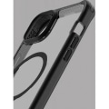 Pikkukuva 4 / 4: Hybrid R Sling Magsafe -vahvistettu kotelo iPhone 15 Itskins -puhelimelle - Läpinäkyvä musta Svart