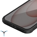 Pikkukuva 4 / 5: MagSafe kotelo iPhone 15:lle - FORCE CASE - 3m pudotussuoja - Mattapinta - Musta Svart