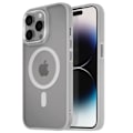 Miniatyrbillede 1 af 6: Coque MagSafe til iPhone 14 Pro Max Mat Frostet Bagkant Grå Grå
