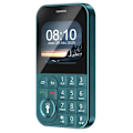 Miniatyrbillede 2 af 6: Mobiltelefon med knapper 2,01 tommer Skærm Dobbelt SIM Curve Style Mørkegrøn