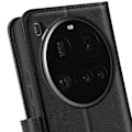 Miniatyrbillede 4 af 5: Etui til Xiaomi 15 Ultra Klap Wallet Støtte Mayaxess Sort Svart