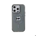 Miniatyrbillede 1 af 6: Coque MagSafe til iPhone 15 Pro IML med Choupette-motiv Karl Lagerfeld Sort Svart