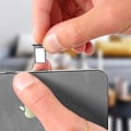 Miniatyrbild 3 av 4: SIM-kortfack iPhone 12 Pro Max Ersättningsfack för Nano SIM-kort Silvergrå Silvergrå