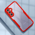 Pikkukuva 3 / 4: 360° kotelo Galaxy A54 5G:lle kovataustainen pehmeä näytönsuoja Red Contour