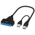 Pikkukuva 1 / 6: USB 2.0 - SATA- tai SSD-sovitinkaapeli 2,5 tuuman kompakti LinQ Black