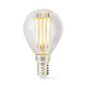 Miniatyrbillede 4 af 4: NEDIS LED-lampe Pære E14 G45 4.5W 470Im 2700K Variabel Varm Hvid