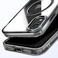 Miniatyrbild 2 av 6: MagSafe-skal för iPhone XR Bakre Crystal Färg Svart Svart