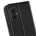 Miniatyrbillede 4 af 5: Etui til Motorola Moto G55 Klap Med kortlomme og videostøtte Sort Svart