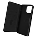 Miniatyrbillede 1 af 5: iPhone 14 Pro Max Cover - AVIZAR - Chesterfield - Video Support Funktion - Sort Svart