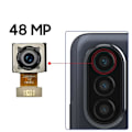 Miniatyrbillede 3 af 4: Hoved Bagerkamera til Huawei Nova Y70 48MP Sort Svart