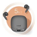 Pikkukuva 4 / 5: Bluetooth-kuulokkeet - LinQ - Musta - Handsfree-setti - Hikoilunkestävä - 220mAh Svart