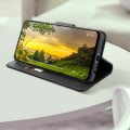 Pikkukuva 3 / 6: Kotelo Honor 90 Smart Flip Wallet -tukirannekkeelle, musta Svart