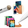 Miniatyrbild 3 av 6: 2 i 1 Active iPad Stylus - BASEUS - Smidig skrivning 2 - Exceptionell precision - Universal passiv lock Vit
