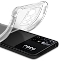 Miniatyrbild 3 av 5: Skyddspaket - AVIZAR - Xiaomi Poco M4 Pro 5G - Stötsäkert fodral - 9H härdat glas - 360° skydd Transparent