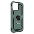 Pikkukuva 2 / 5: iPhone 15 Pro kuori - AVIZAR - ArmoRing - Iskunkestävä - Pyörivä rengas - Magneettisesti yhteensopiva Grön