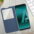 Miniatyrbild 4 av 4: Fodral för Samsung Galaxy A50 - AVIZAR - Klämfodral - Visningsfönster - Mjuk skal - Mörkblå Midnattsblå