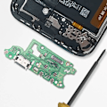 Pikkukuva 4 / 4: USB-C-latausliitin Honor 200 Lite Original Honor Musta Svart